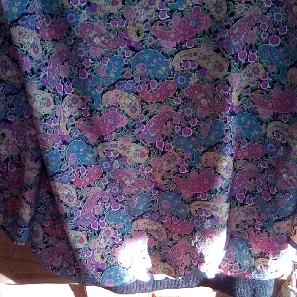 Vibrant Paisley Women's Blouse - Picture 9 of 10